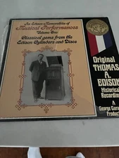 Historical Recording- Edison Memorabilia of Musical Performances- preowned