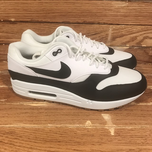 nike air max 1 trainers black gum f