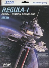 STAR TREK REGULA-1 ORBITAL STATION DECKPLANES VF! w/CARD The RPG STTOS 2226A