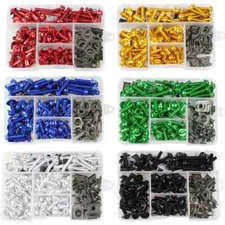 Aluminum Windscreen Screws Colorful Fasteners Screws Set Motorcycle Fairing Bolt
