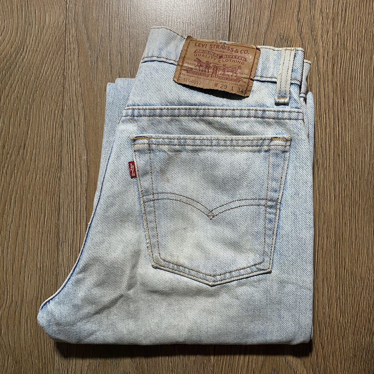 Levi's 510-0217 VINTAGE 80's Women's High Waist Blue Denim Levi's 510-0217 VINTAGE 80's Women's High Waist Blue Denim