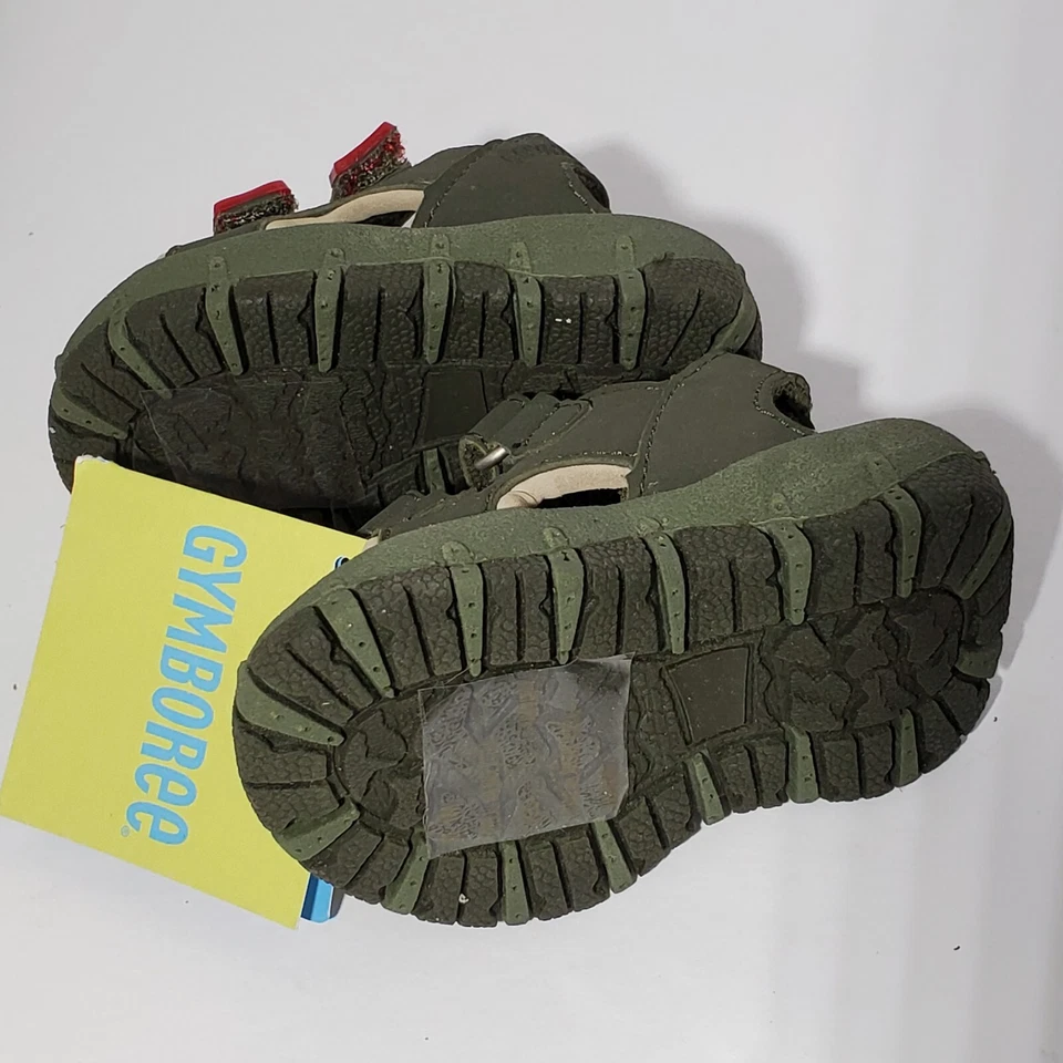 Gymboree Baby Boy Sandals Size 1 Army Green Vintage 2004 - Image 3 of 4
