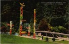 PC CANADA B.C. - INDIAN TOTEM POLES, STANLEY PARK, VANCOUVER (a574)