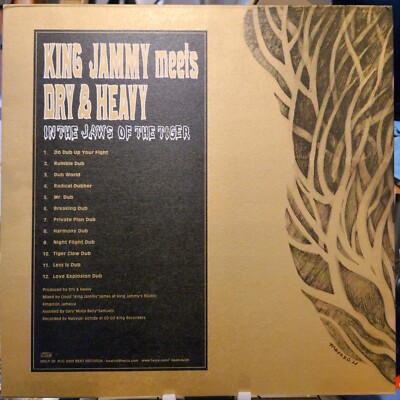 King Jammy Meets Dry & Heavy - In The Jaws Of The Tiger - Double
