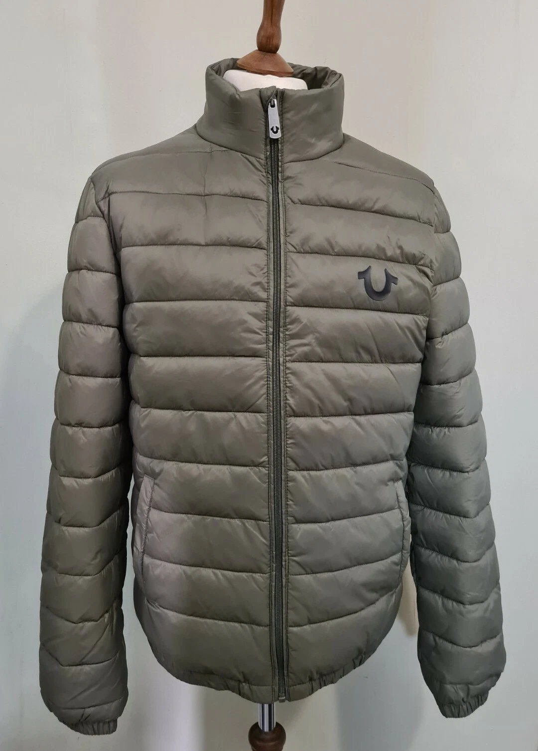 True Religion 104941 Slim Puffer Jacket Kalamata Size Large