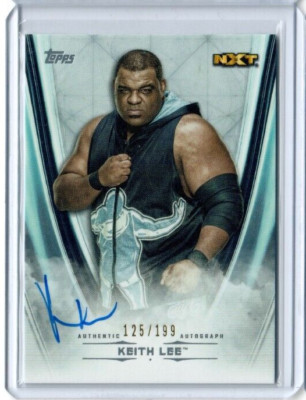 KEITH LEE 2020 Topps WWE Unidsputed #A-LEE ON CARD AUTOGRAPH #/199 AUTO NXT