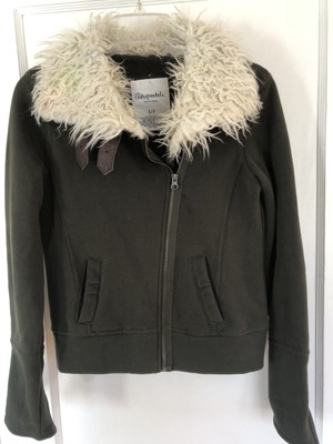 sherpa lined aviator jacket