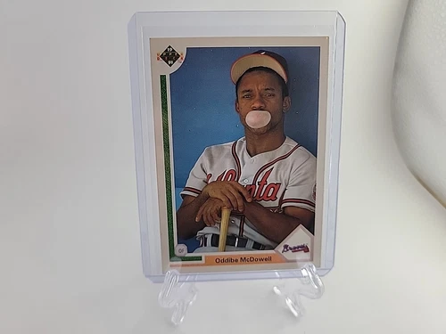 1991 Upper Deck - #497 Oddibe McDowell Atlanta Braves Baseball Card