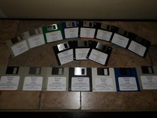 Ensoniq TS-10 TS-12 Floppy Disk Sound Library VERY Complete 18 DISKS SALE