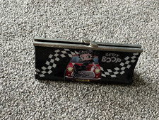 Betty Boop Vintage Black Racing Car 1973 Clutch Bag / Purse 7" X 3" X 1.5"
