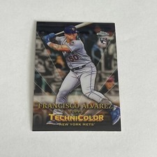 2023 Topps Chrome Francisco Alvarez Technicolor Refractor Insert Rookie RC