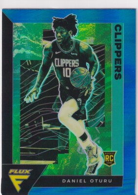2020-21 FLUX PRIZMS BLUE RC DANIEL OTURU LOS ANGELES CLIPPERS PRIZM ROOKIE Z2641