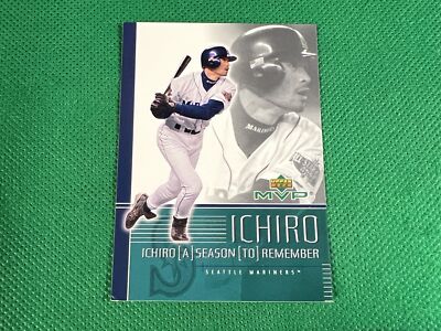 アッパーデック　ICHIRO バットカード 2002 Upper Deck MVP Ichiro A Season to Remember #I2 Ichiro Suzuki