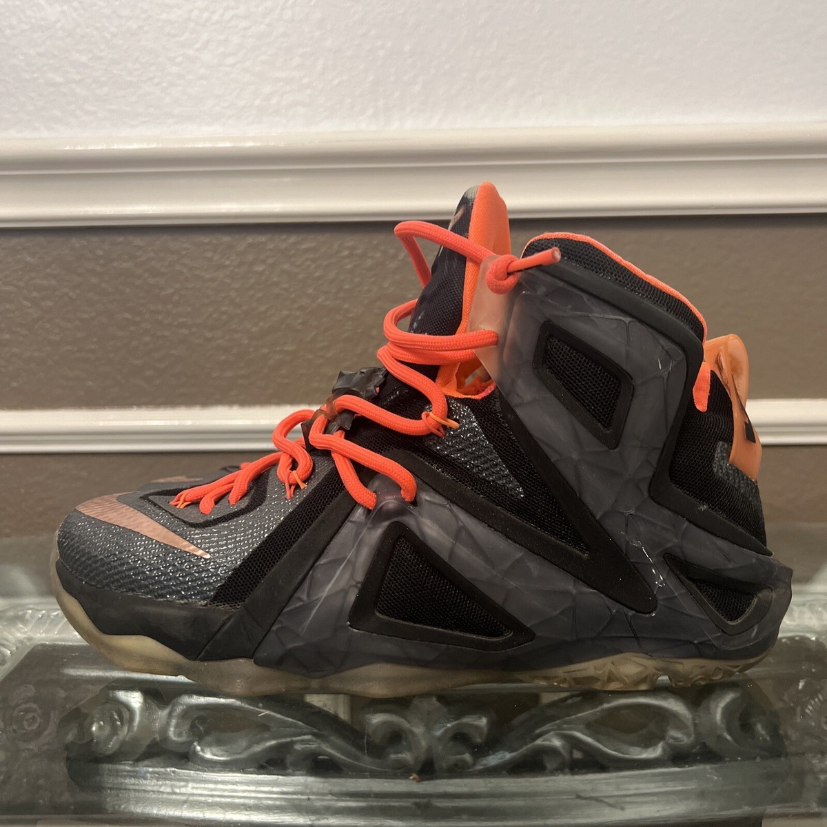 Men's Size 8.5 - Nike LeBron 12 Elite Rose Gold, No Box, Fast