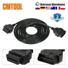 AUTOOL OBD2 500cm 5m OBD Extension Cable OBD2 Elbow Bend Connector OBDII T