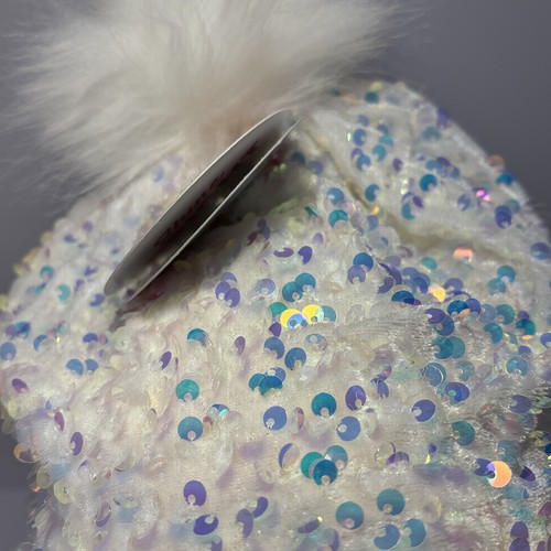Justice Beanie Sequins Girls Hat - Picture 2 of 8