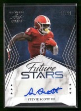 2021 Leaf Ultimate Draft #FS-SS3 Stevie Scott III Future Stars Silver #/99 Auto