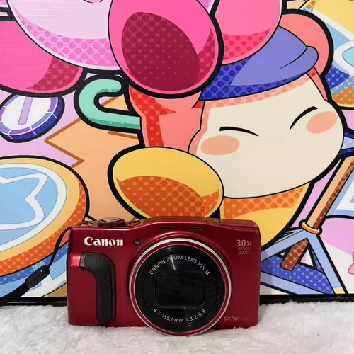 Canon Power Shot SX700 HS 30x Optical Zoom Lens Compact Digital Camera Red - Picture 7 of 10
