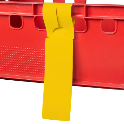 1000 Hängeetiketten Mit Schlaufe – 69x381 Mm – Verschiedene Farben – Aus Deutschland