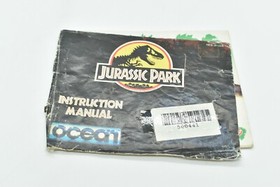 Nintendo NES - JURASSIC PARK, Cartridge & Manual, 1993, TESTED, Vtg Video Game