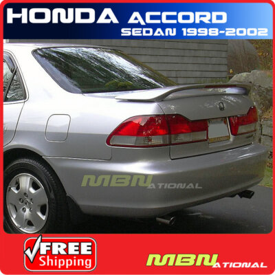 98-02 For Honda Accord Sedan Rear Trunk Spoiler Painted NH623M SATIN SILVER MET