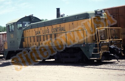Vintage 2003 Train Slide 70 San Luis Central Engine Monte Vista CO X2T167