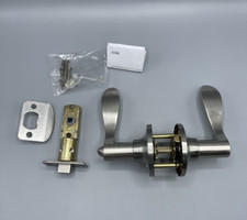 Miseno MLK3011SN Torry Wave Privacy Door Lever Set - Satin Nickel