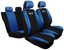 Coprisedili Anteriori Per Renault Clio II, III, IV (1990-2019) - Set 2 Pezzi, Tessuto Poliestere Resistente