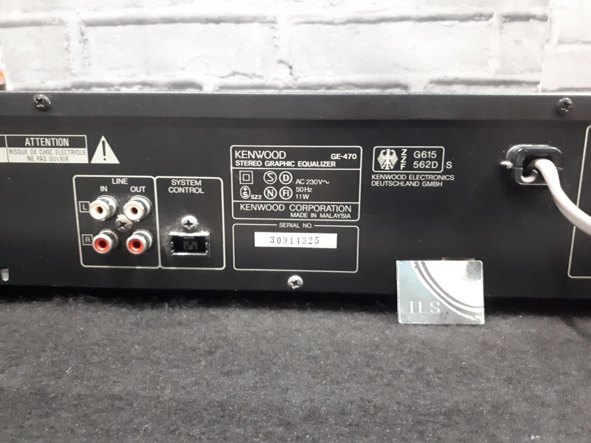 ECUALIZADOR DIGITAL KENWOOD GE-470 | eBay