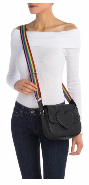 betsey johnson crossbody black purse