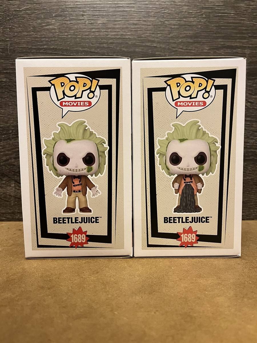 Funko Pop! Beetlejuice #1689 CHASE & Common Set with