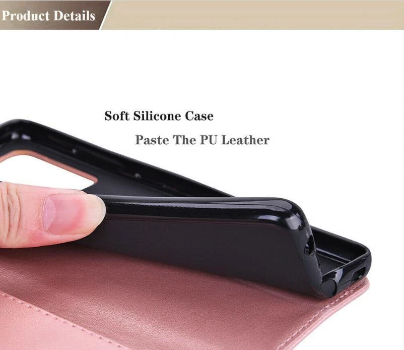 Plush Leopard Zebra Wallet Phone Case For Oneplus 13 12 Sony 1 5 10 Google Pixel - Image 4 of 4