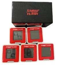 Scrabble Flash Game Electronic Toy black Original Case Hasbro 2010 3 Out 5 Works