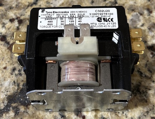 60031-1 Radwell Contactor 2-POLE 30 AMP 120 VAC NEW - 第 2/3 張圖片