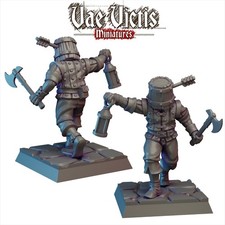 "Bucket Head Mercenary" Vae Victis Miniatures D D Fantasy Mordheim Frostgrave