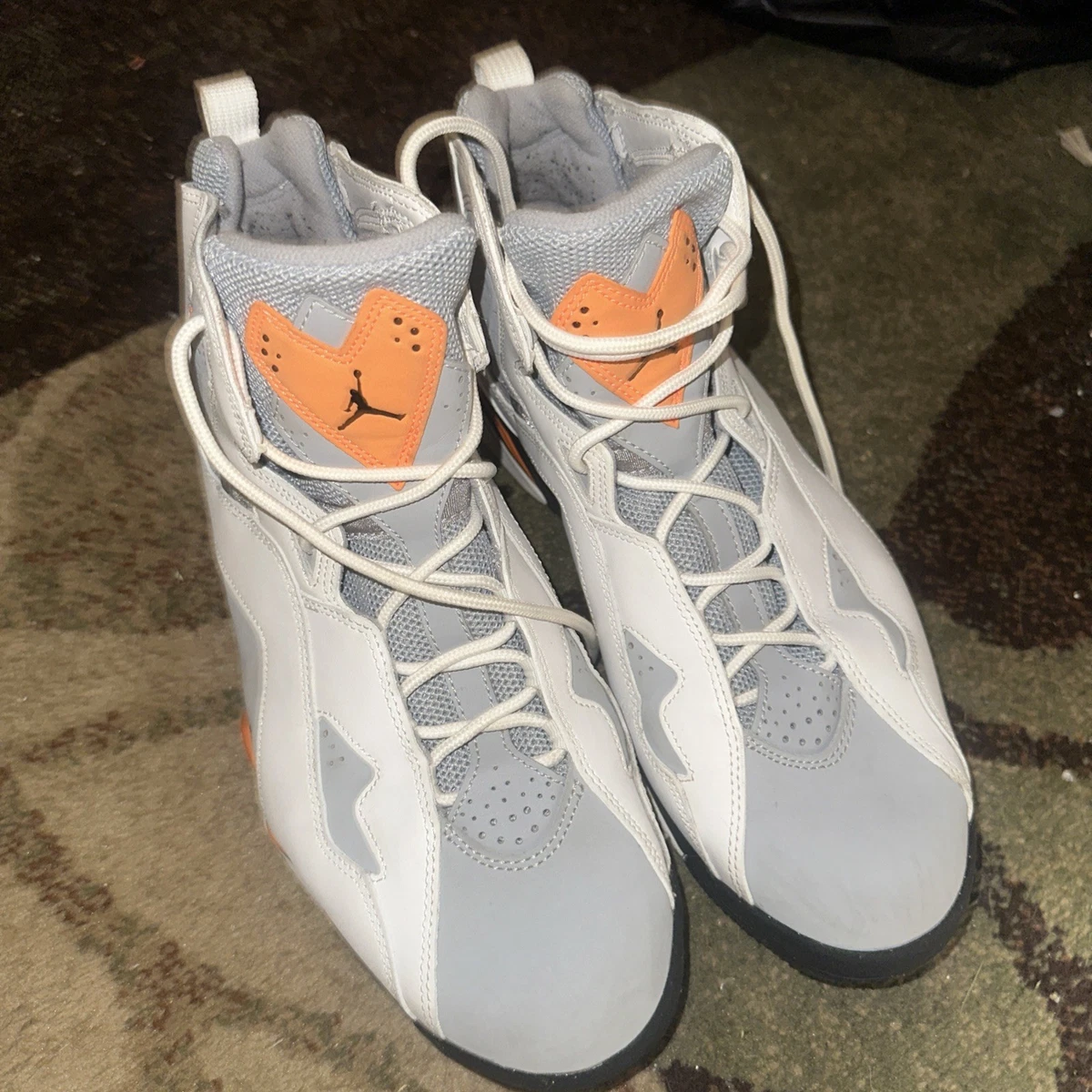 Jordan True Flight Wolf Grey Orange for Sale | Authenticity 