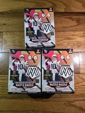 (Lot Of 3) 2022 Panini Mosaic Football NFL Blaster Box - Brock Purdy RC
