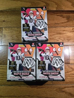 (Lot Of 3) 2022 Panini Mosaic Football NFL Blaster Box - Brock Purdy RC
