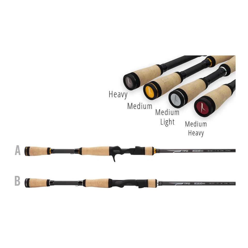 TFO Resolve Bass 7ft 1in M+ 1pc Casting Rod (RB-C-714-1) - Image 2 of 4