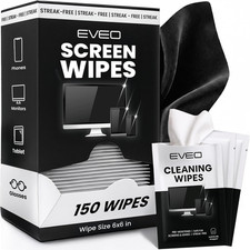 Screen Wipes 150 Pack - Electronic Wipes, Computer Screen Cleaner Wipes for El