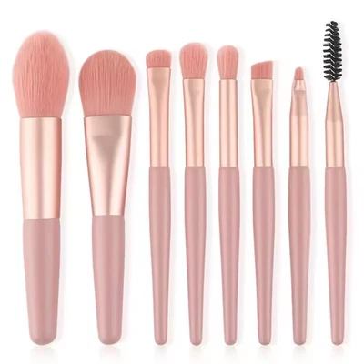 MARKENLOS Make up Pinsel Set, 8 oder 13teilig für Lidschatten, Foundation, Damen Kosmetik