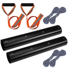 2 Pcs Deer Drag Sleds Deer Sled Game Hauler with 2 Pcs Heavy Duty Drag Strap ...