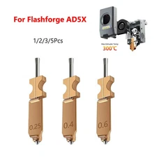0.25 0.4 0.6mm Nozzle for Flashforge AD5X Quick-Release Nozzle Hotend Assembly