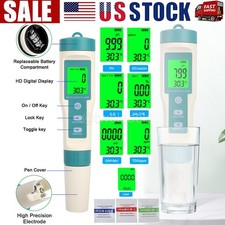7 in 1 Digital LCD PH/TDS/EC/ORP/TEMP/SG/Sali...