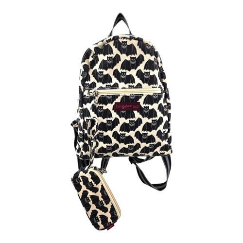 Bungalow 360 Bat Canvas Mini Backpack Matching Coin Purse Halloween Bag ...