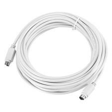 PS/2 Mouse and Keyboard Extension Cable 6P 32.8 Feet Male to Male,White
