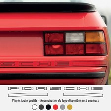 Rear Hatch Decal For Porsche 924 944 5 Original Colors High-resistance