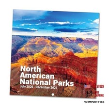 Calendar 2026-2027 - Jul 2026 to Dec 2027 - National Parks Wall Calendar 2026