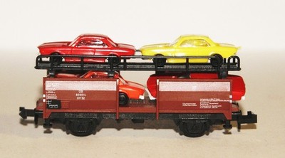 Minitrix 51 3533 00, Spur N,  Autotransporter, OVP, guter Zustand.