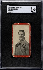 1910 T210 Old Mill Baseball Cards 37